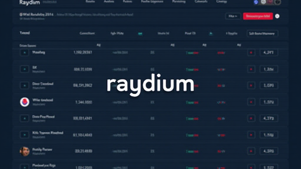 Raydium liquidity pools 2025