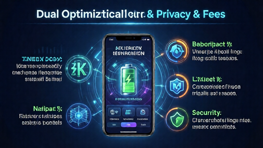 Dual Optimization of Privacy & Fees via ZK